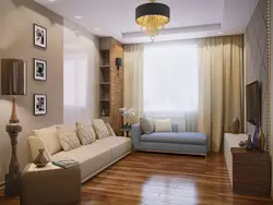 Дизайн двух комнат квартиры