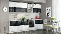 Примеры прямых кухонь фото