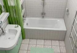 Design project of a bathroom without a toilet