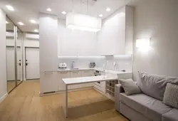 Кухня гостиная дизайн 19 кв