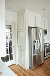 Pictures of refrigerator in the kitchen photo