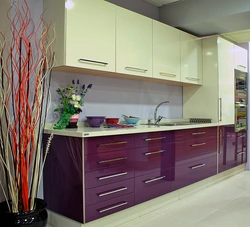 Kitchen design eggplant