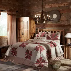 Country bedroom interior