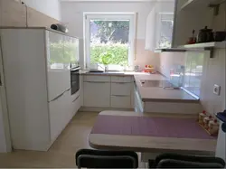 Kitchen design 2 by 2 meters photo with window