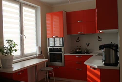 Kitchen design 2 by 2 meters photo with window