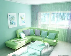 Mint Living Room Interior Photo