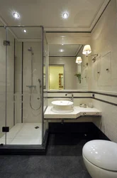 Дизайн ванной с душевой кабиной 6 кв м