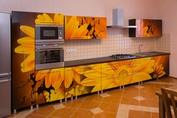 Kitchen covered with film photo