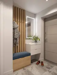 Design Of A Narrow Hallway In A Panel Apartment