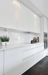 Цвет белый глянец фото кухни