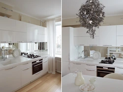 Color white gloss kitchen photo