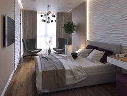Bedrooms with 3D panels photo