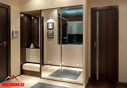 Square hallway with 4 doors interior