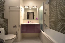 Bath design for 1 room apartment