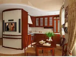 Khrushchev kitchen combined with a room photo