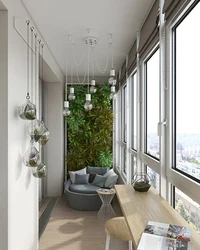 Loggia design with panoramic glazing 6