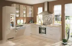 Кухня в кремовых тонах дизайн