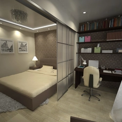 2 bedrooms and living room interior