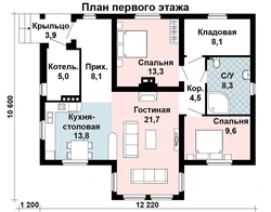 Одноэтажные дома проекты с тремя спальнями фото домов