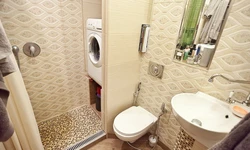 Xruşşov dizaynında tualetli kiçik birləşmiş hamam