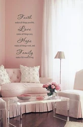 Combination Of Pink Color In The Living Room Interior