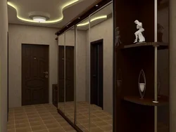 Hallway Design In Khrushchev - Narrow Corridor With Wardrobe