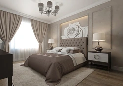 Bedroom Interior Light Brown