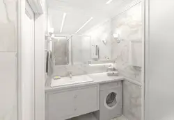 Дизайн ванной комнаты 3м2 без туалета со стиральной