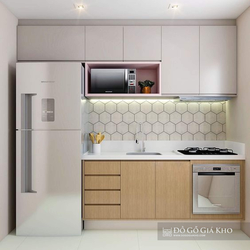 Kitchen interior design small wall