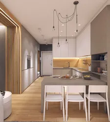 If the kitchen is walk-through interior