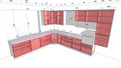 3D kitchen design is