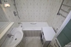 Photos of bathrooms in a panel house