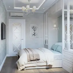 Design of a small bedroom 9 sq.m.