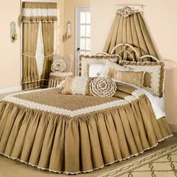 Bedroom bedspread design photo