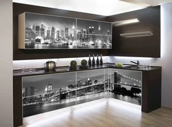 Kitchen photo design glass