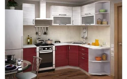 Kitchen 2 By 2 Meters Design With Refrigerator Photo