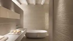 Дызайн ванны з вялікай пліткай