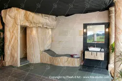 Flexible Stone For Interior Decoration Of The Bathroom Photo
