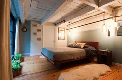 Bedroom With Wooden Ceiling Photo