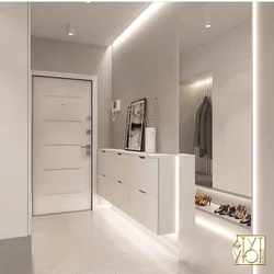 Photo of hallway design with white doors