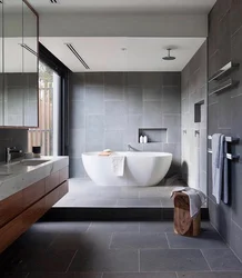 Müasir minimalist vanna dizaynı