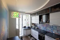 Ceilings in the kitchen photo for 9 square meters