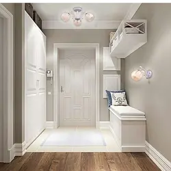 Small stylish hallways in a modern style photo