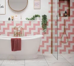Гүлдер плиткасының дизайны ванна фотосы
