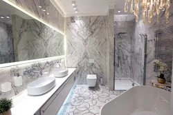 Porcelain tiles for bathroom design