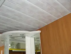 Interior ceilings in kitchens made of PVC panels