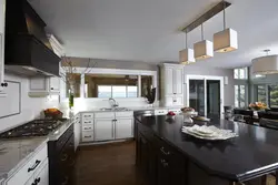 Walk-through kitchen interior