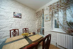 Beautiful interior wall in the kitchen