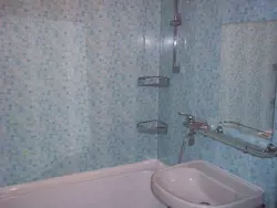 Как пластиковыми панелями обшить ванную комнату фото