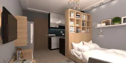 Дизайн спальни кухни фото в современном